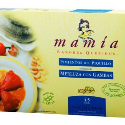 PIMIENTOS PIQUILLO RELLENOS MERLUZA Y GAMBA