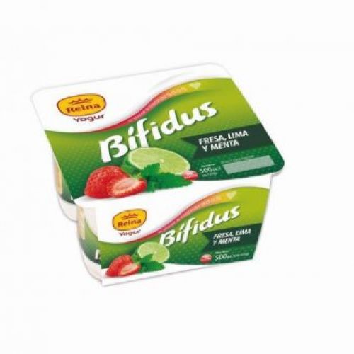 BIFIDUS FRESA LIMA Y MENTA
